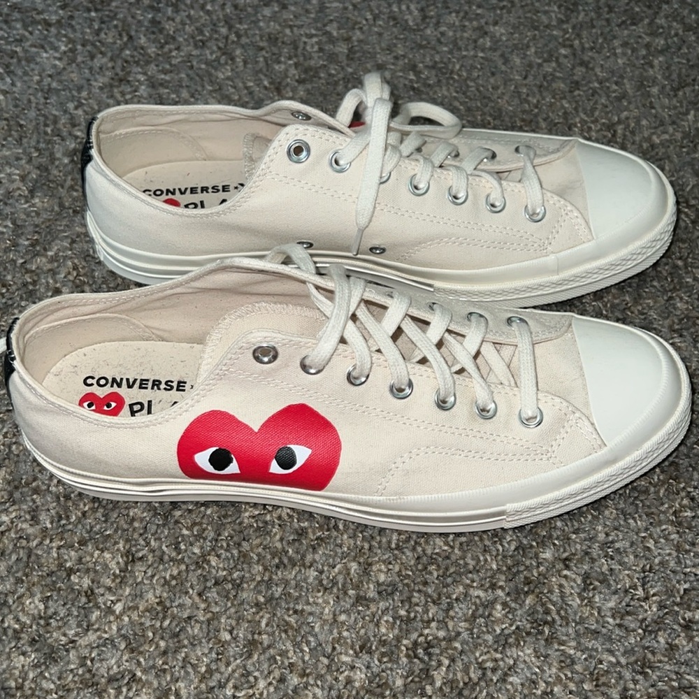 Men NEW  converse play comme des garcons